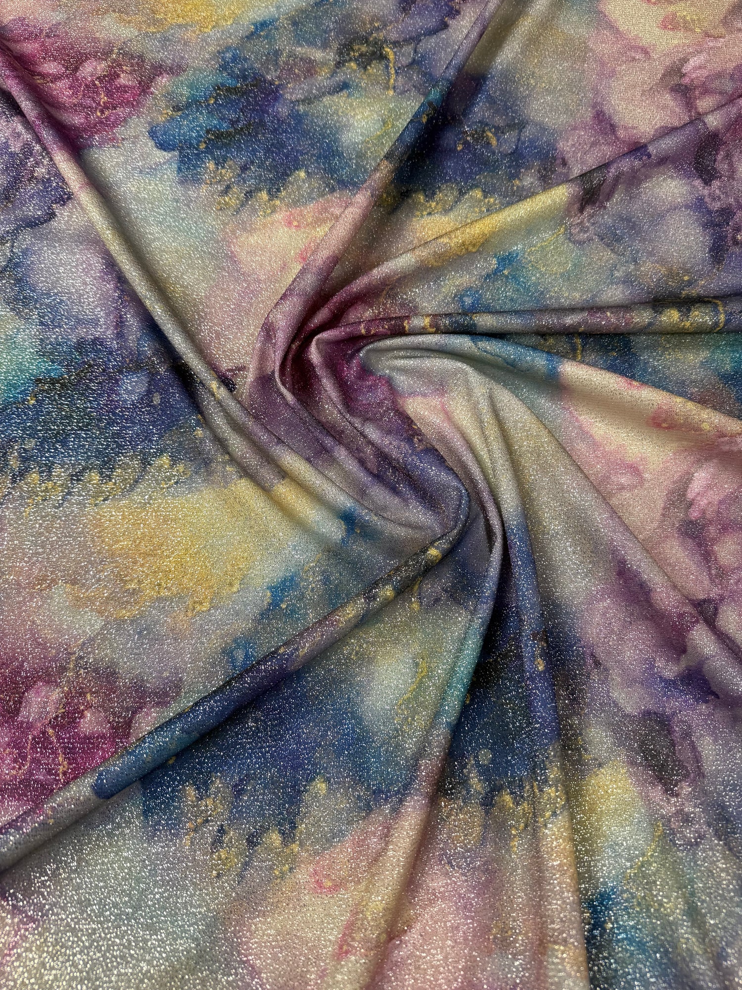 Simli Batik Desen Lurex Kumaş