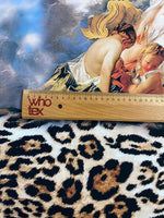 Angel Leopard Print Fabric Sold by Metre - Whotex Fabrics London
