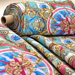 Baroque Chain Pattern Fabric by Metre - Whotex Fabrics London