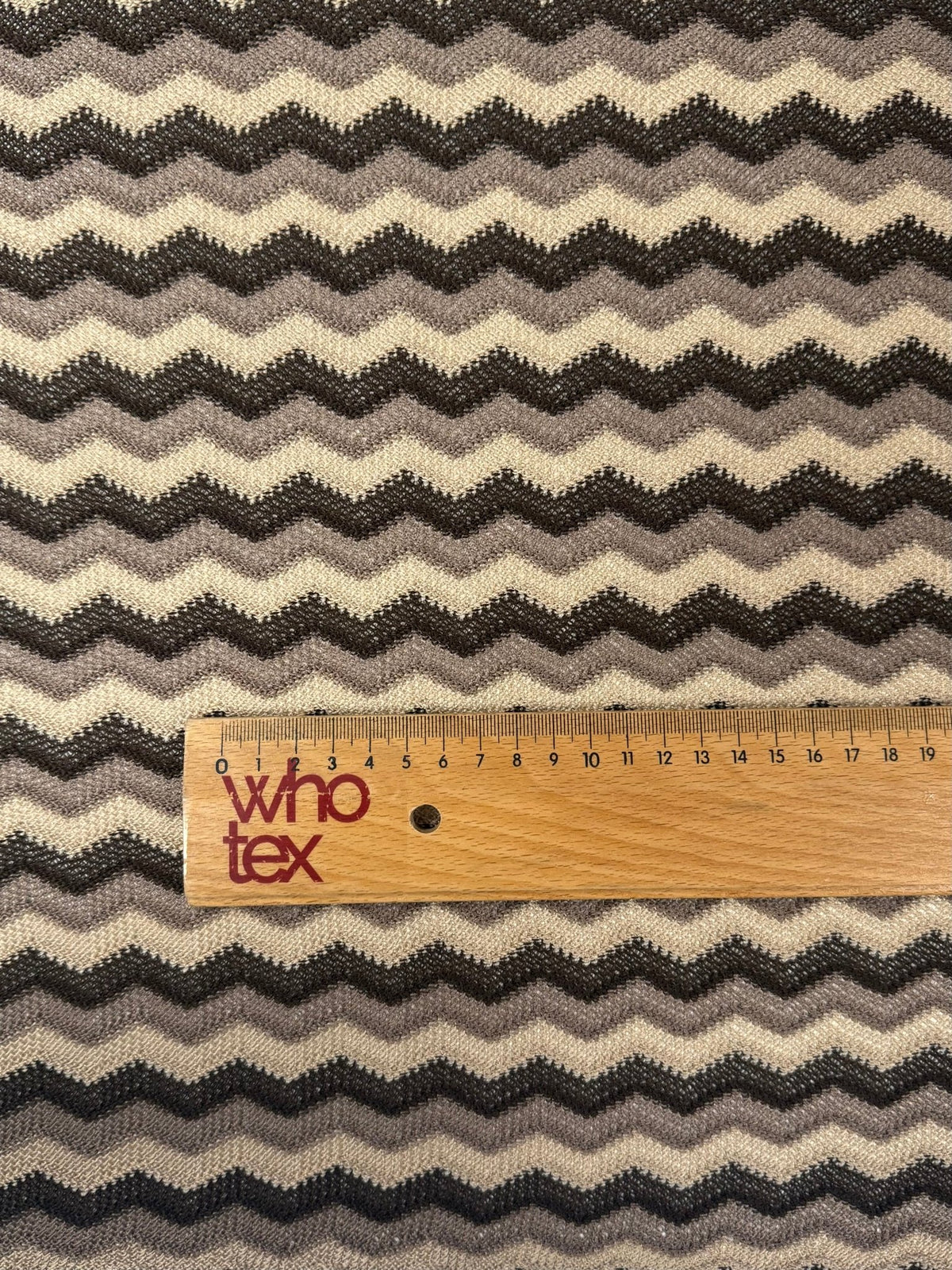 Beige Black Mesh Fabric by the Metre - Whotex Fabrics London