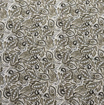 Beige & Cream Paisley Fabric by the Metre – Classic Style - Whotex Fabrics London