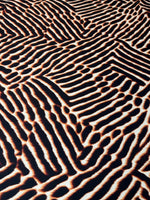 Brown and Black Animal Stretch Scuba Fabric by the Metre - Whotex Fabrics London