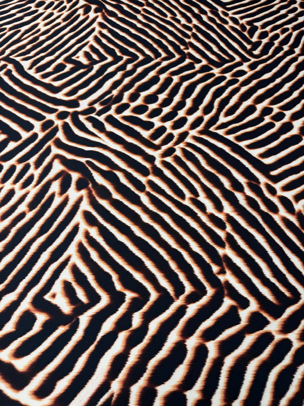 Brown Black Animal Print Upholstery Fabric by the Metre - Whotex Fabrics London