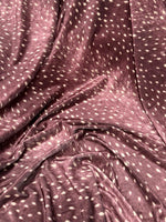 Burgundy Fawn Deer Print Velvet Fabric by the Metre - Whotex Fabrics London