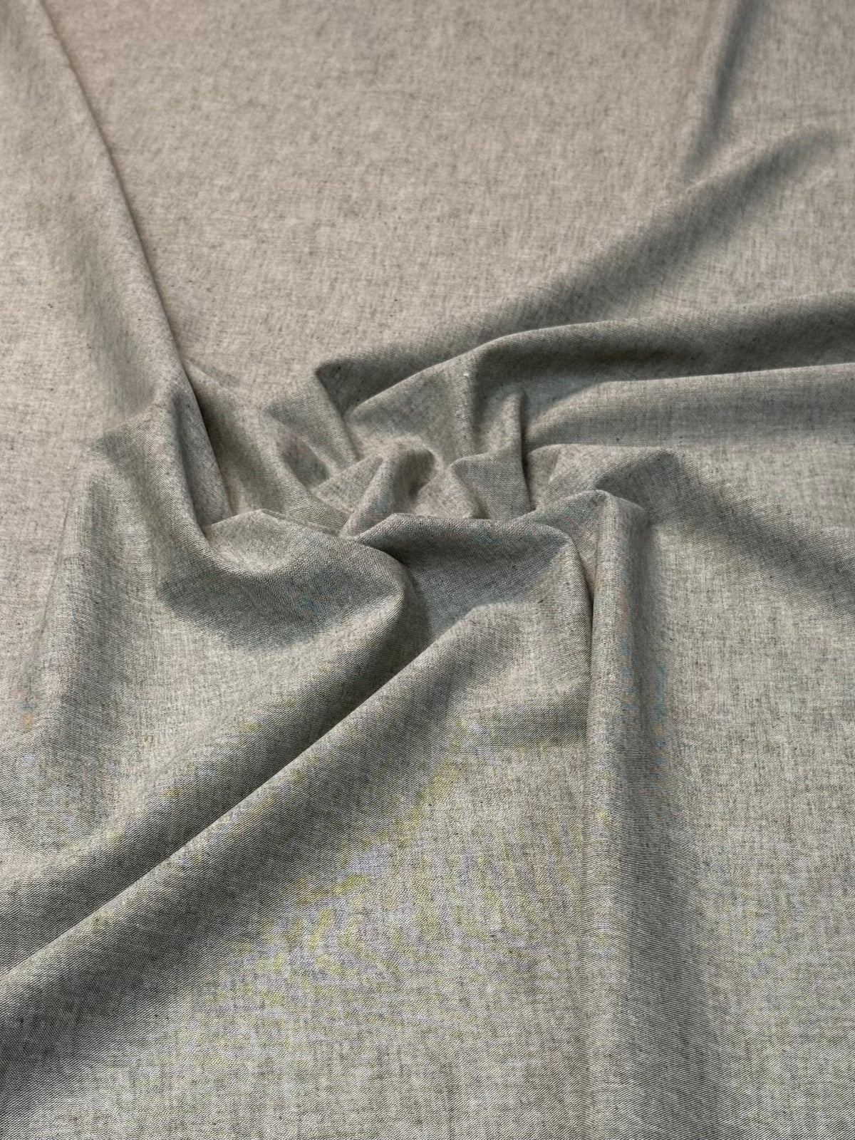 Grass Green Cotton Linen Fabric by the Metre - Whotex Fabrics London