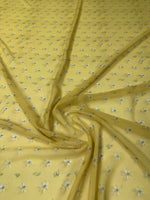 Mini Floral Chiffon Fabric by the Metre - Whotex Fabrics London