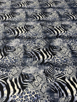 Mixed Animal Print Fabric by the Metre - Whotex Fabrics London