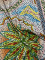 Mosaic Lurex Fabric by the Metre - Whotex Fabrics London