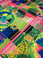 Multicolour Baroque Crepe Fabric by the Metre – Luxury Dressmaking - Whotex Online Fabric Store