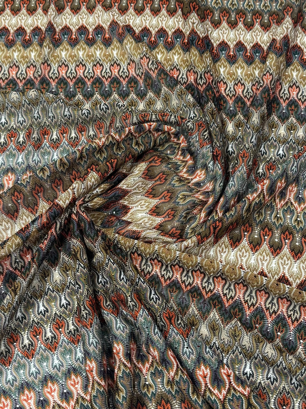 Multicolour Mesh Fabric by the Metre - Whotex Fabrics London
