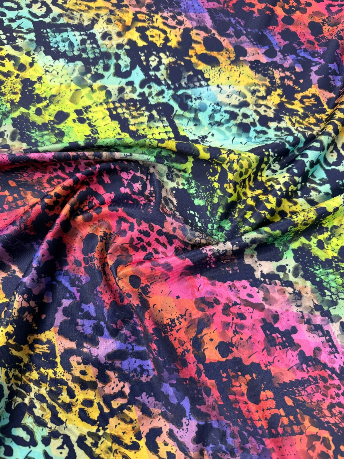 Multicolour Spandex Fabric by the Metre - Whotex Fabrics London
