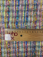 Multicolour Textured Wool Tweed Fabric by the Metre - Whotex Fabrics London