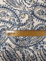 Paisley Print Chiffon Fabric by the Metre - Whotex Fabrics London
