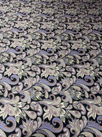 Paisley Print Satin Fabric by the Metre - Whotex Fabrics London