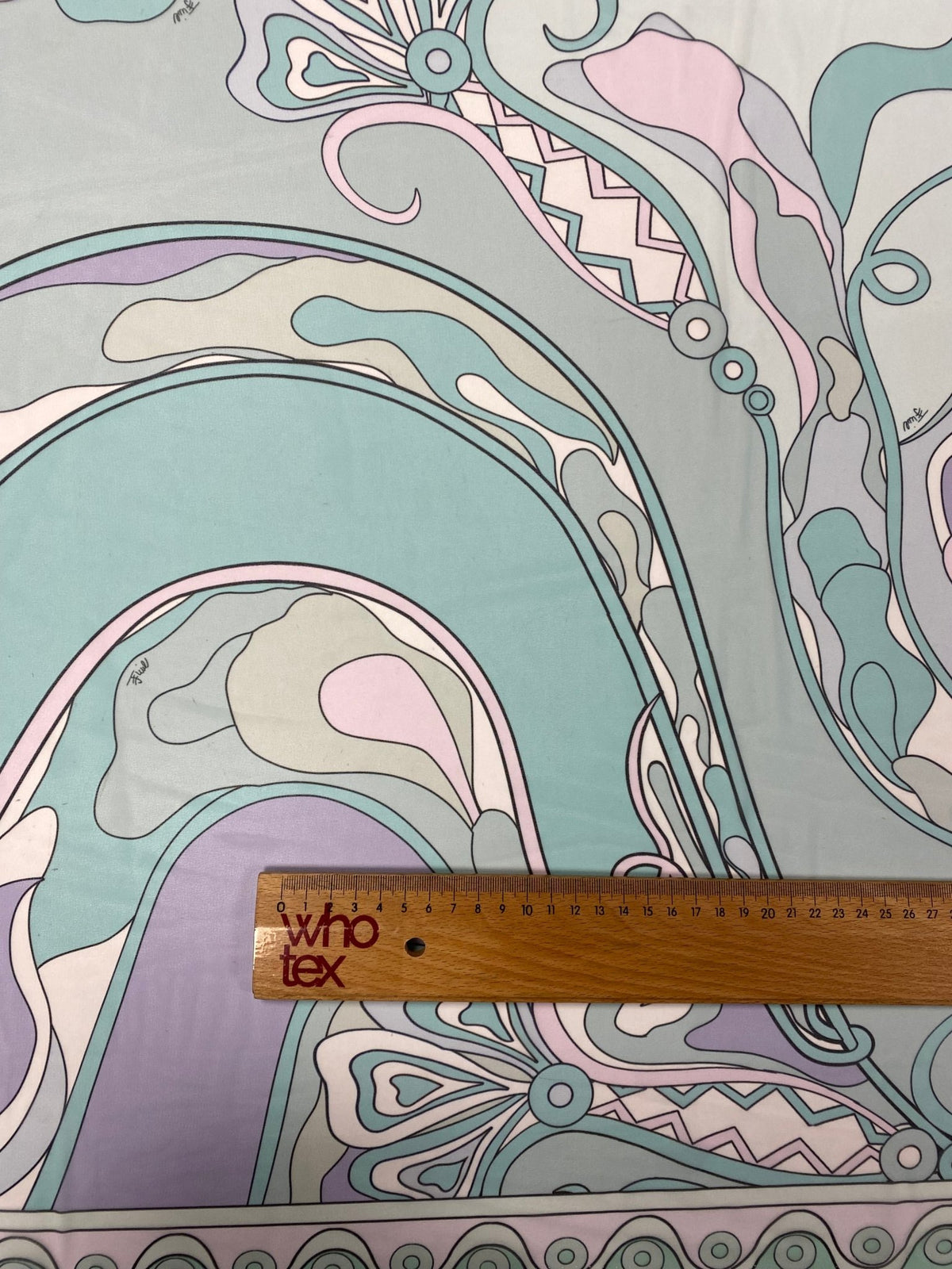 Pastel Abstract Print Chiffon Fabric Sold by the Metre - Whotex Fabrics London