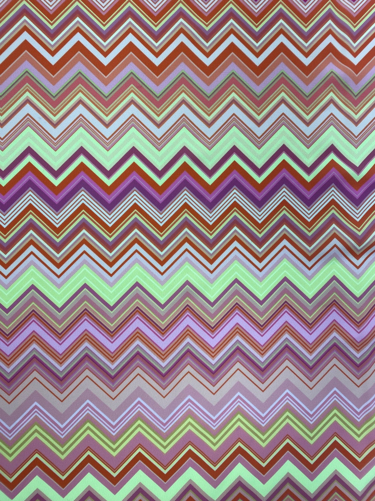 Pink Gold Zigzag Shimmer Fabric by the Metre - Whotex Fabrics London