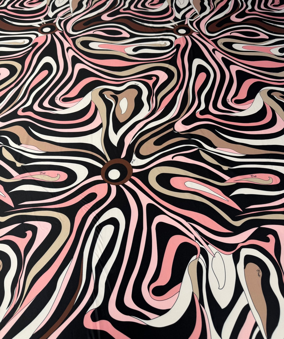 Pink Retro Spandex Fabric by the Metre - Whotex Fabrics London