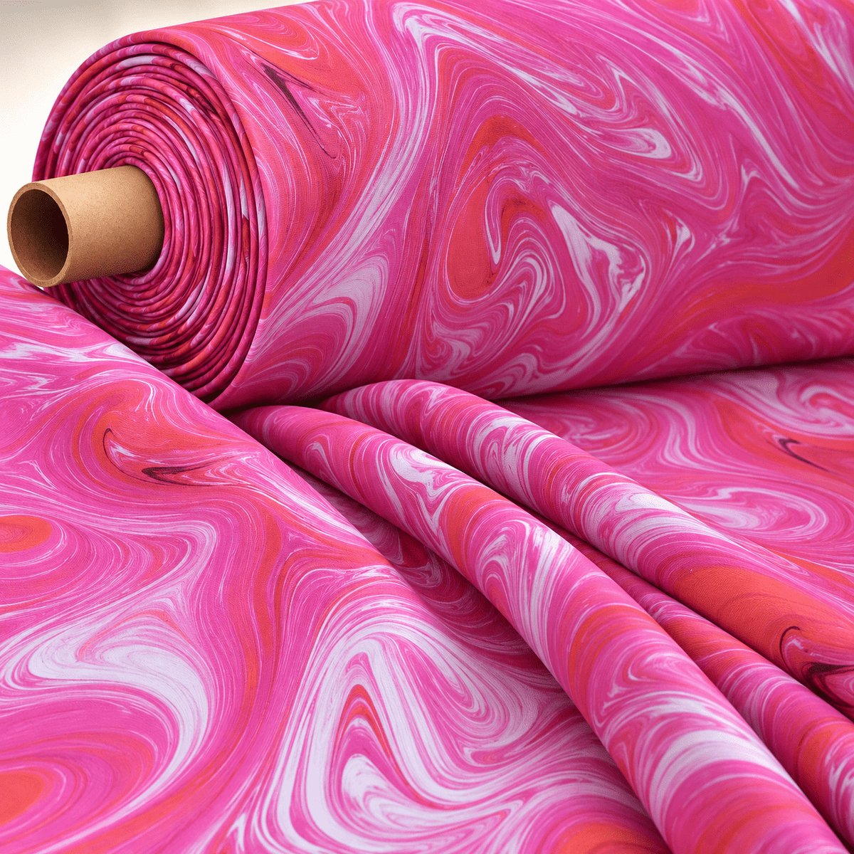 Pink Tie Dye Fabric By Metre - Whotex Fabrics London
