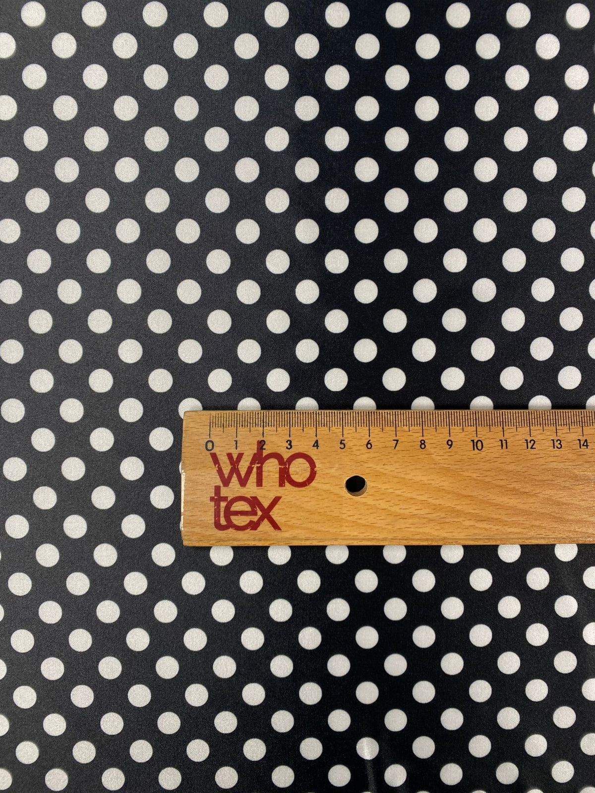Polka Dot Lycra Satin Fabric by the Metre - Whotex Fabrics London