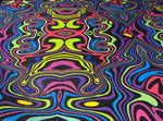 Psychedelic Sequin Fabric by the Metre - Whotex Fabrics London
