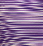 Purple Metallic Stripe Fabric by the Metre - Whotex Fabrics London