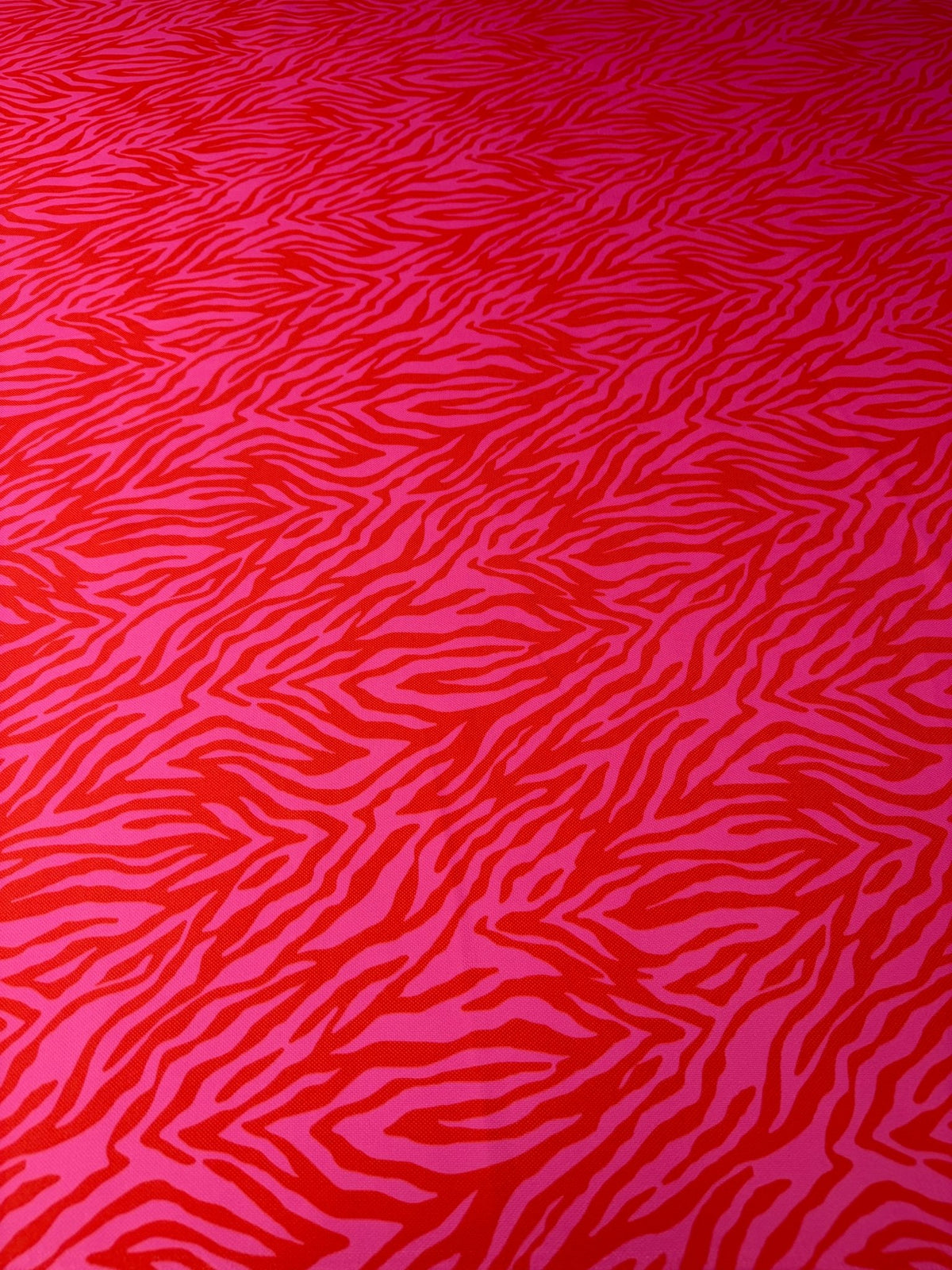 Red and Pink Patterned Tiger Striped Fabric – Multiple Fabric Options, Sold by Metre - Whotex Fabrics London