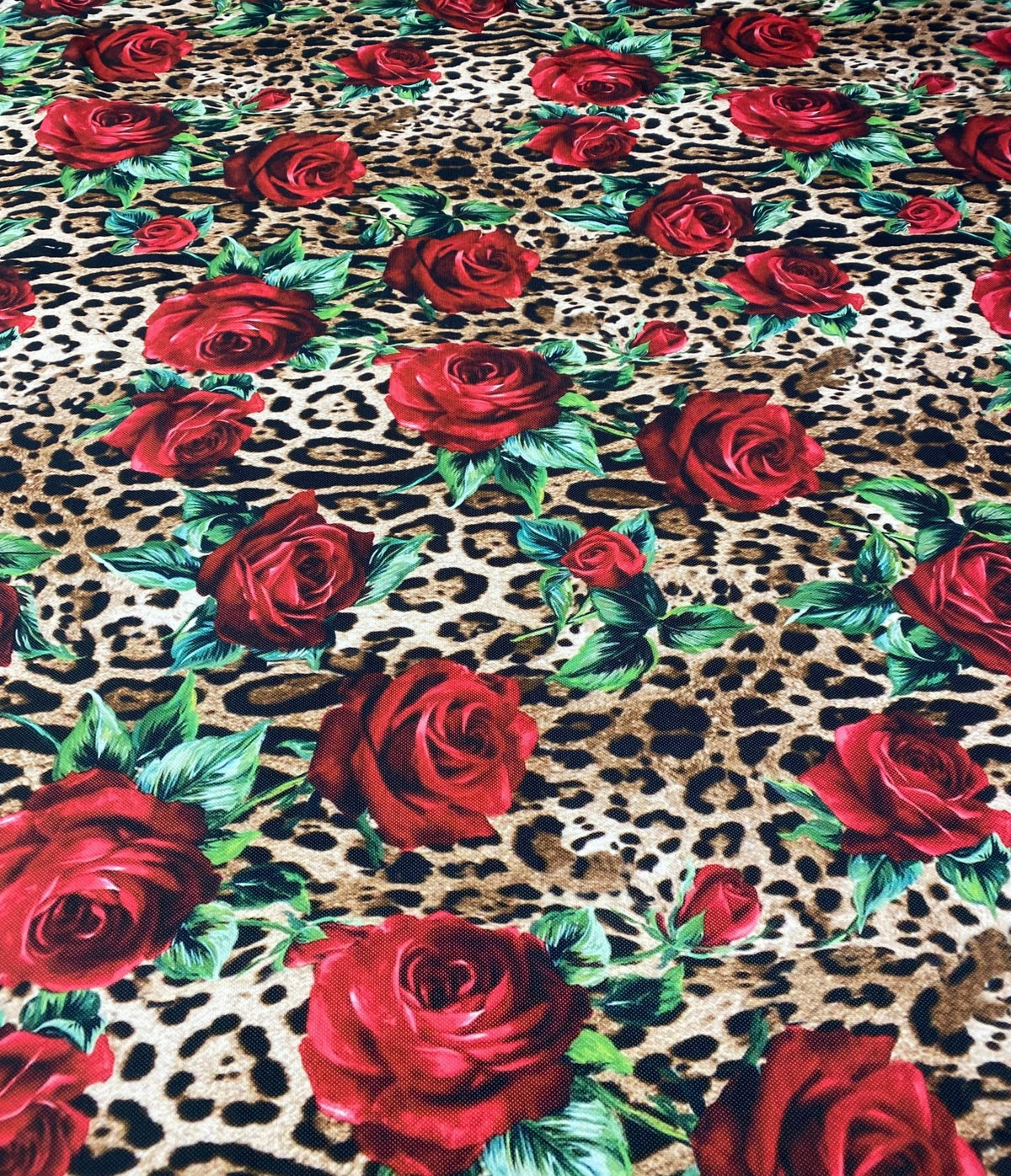 Rose Print Upholstery Fabric by the Metre - Whotex Fabrics London