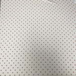 Soft Pink Polka Dot Fabric – Elegant Retro Style - Whotex Fabrics London