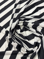 Striped Spandex Fabric by the Metre - Whotex Fabrics London