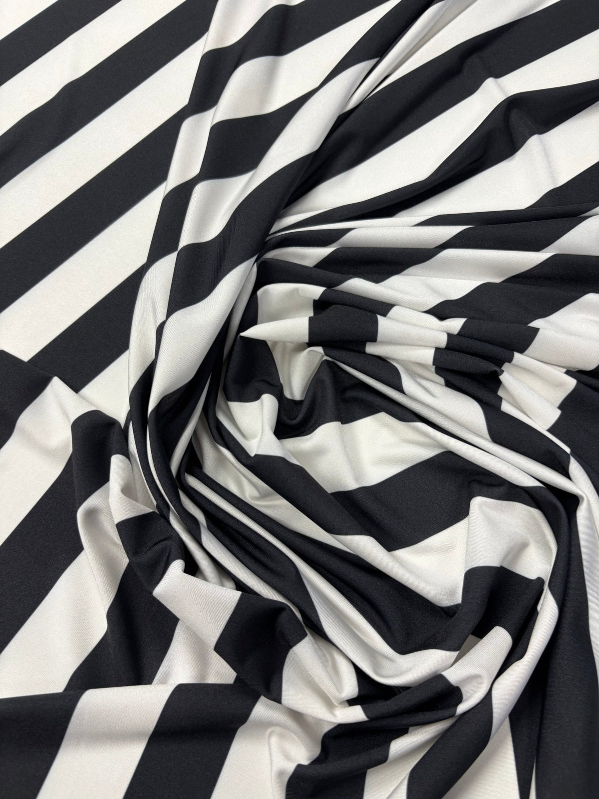 Striped Spandex Fabric by the Metre - Whotex Fabrics London