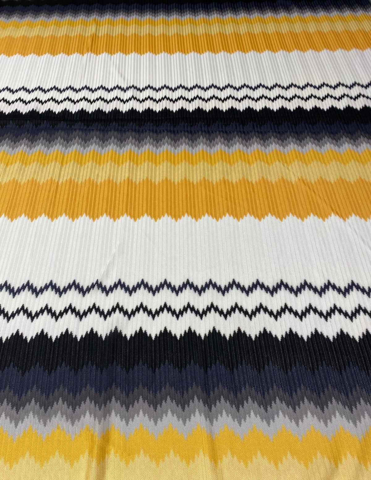 Striped Zigzag Mesh Fabric by the Metre - Whotex Fabrics London