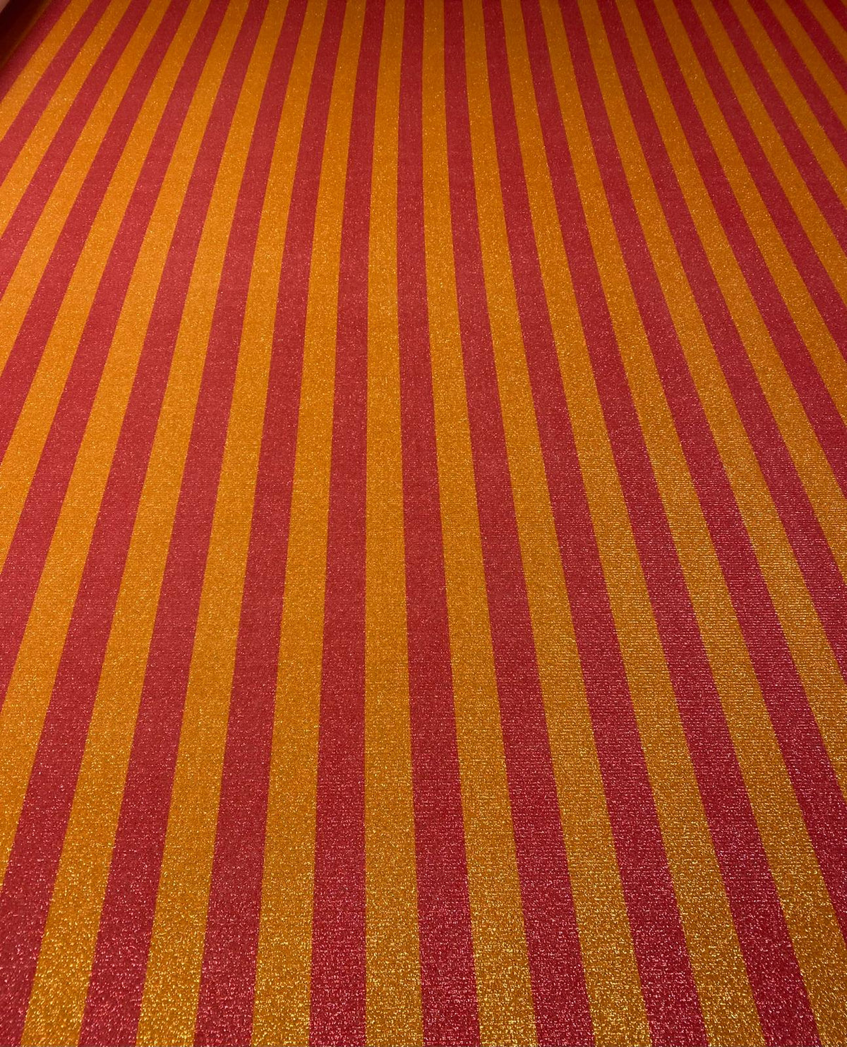 Sunset Stripe Lurex Fabric by the Metre - Whotex Fabrics London