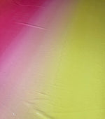 Yellow Pink Ombre Sequin Fabric for Dresses - Whotex Fabrics London