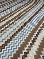 Zigzag Pattern Stretch Mesh Fabric Sold by the Metre - Whotex Fabrics London